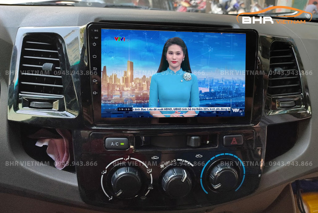 Giải trí đa phương tiện trên màn hình DVD Vitech Toyota Hilux 2005 - 2015