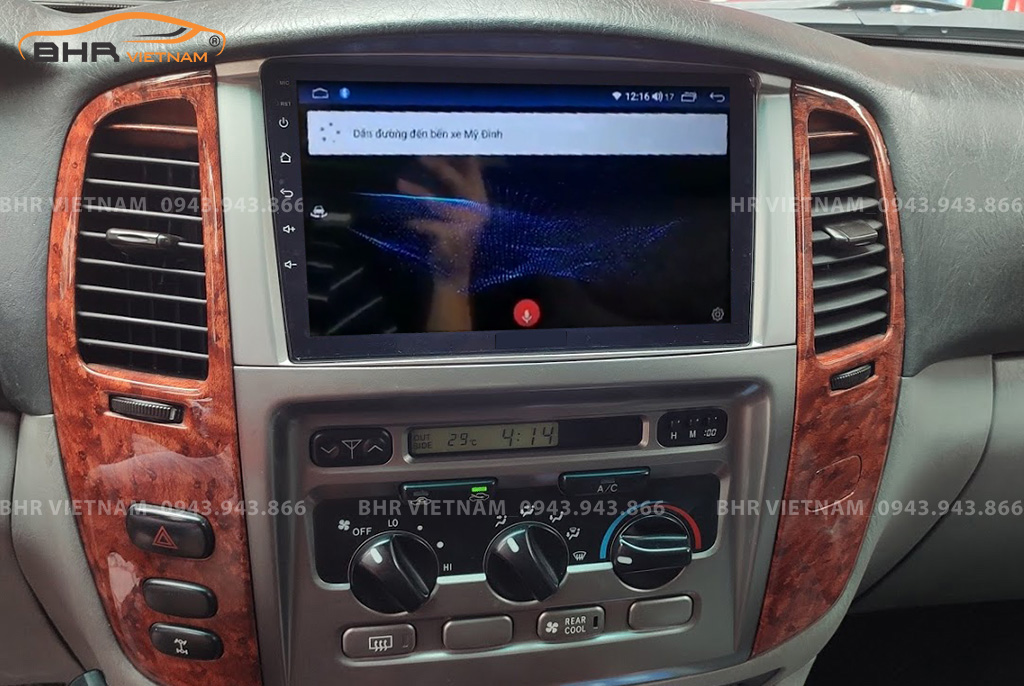 Điều khiển bằng giọng nói Màn hình Android Vitech Toyota Land Cruiser 1998 - 2007