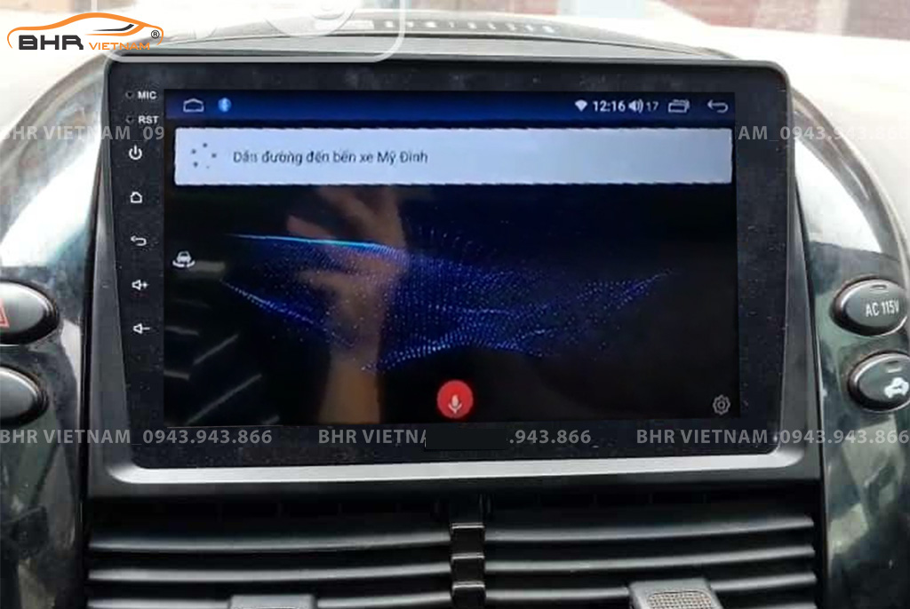 Hình ảnh trước và sau khi lắp Màn hình Android Vitech Toyota Sienna 2003 - 2010