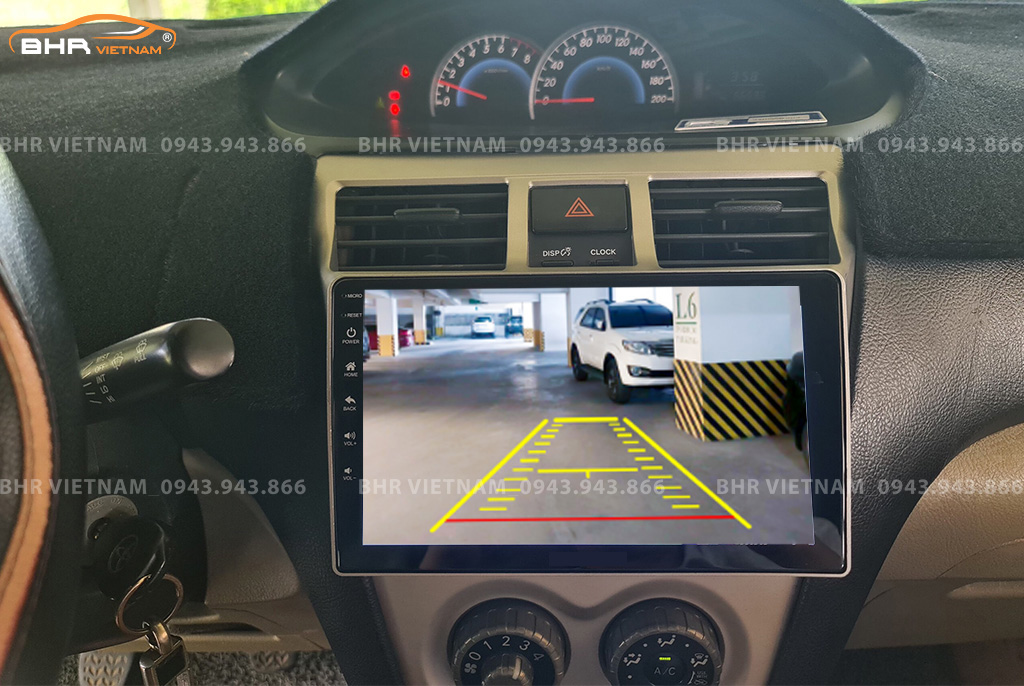 Màn hình DVD Vitech Toyota Vios 2008 - 2013 tích hợp camera lùi
