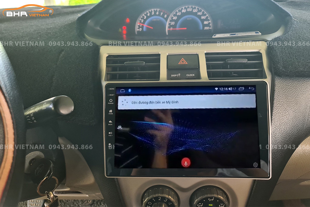 Điều khiển bằng giọng nói Màn hình Android Vitech Toyota Vios 2008 - 2013