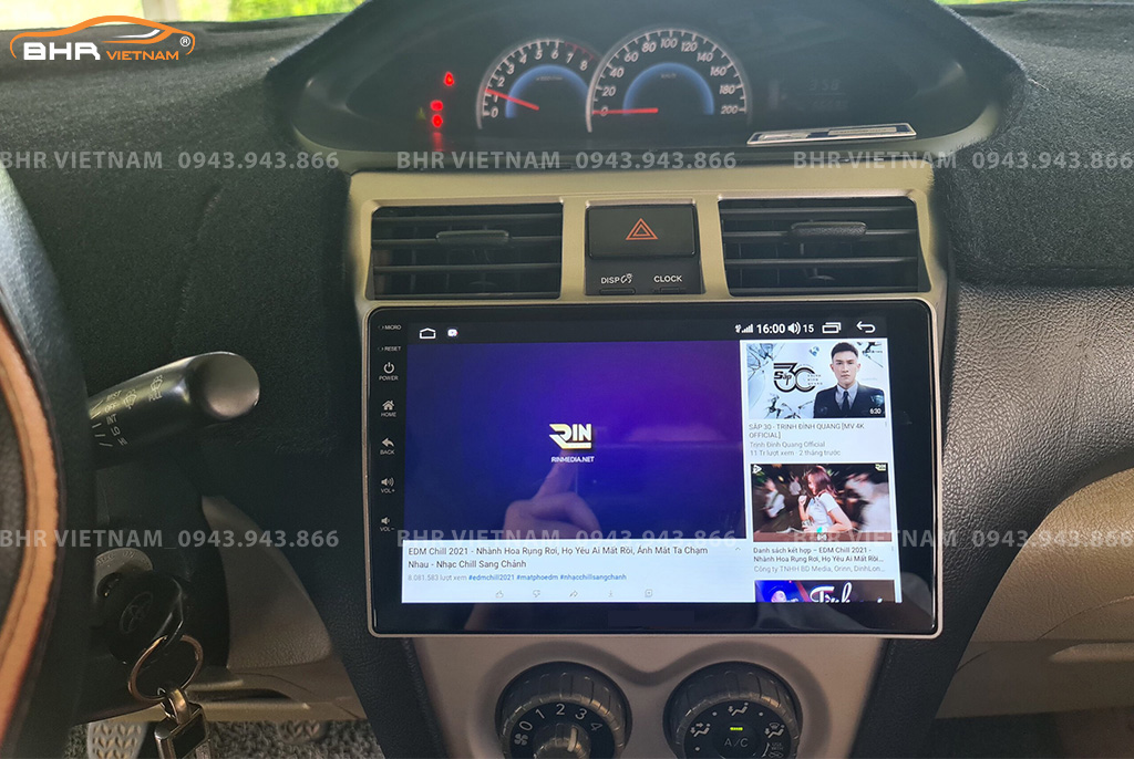 Giải trí đa phương tiện trên màn hình DVD Vitech Toyota Vios 2008 - 2013