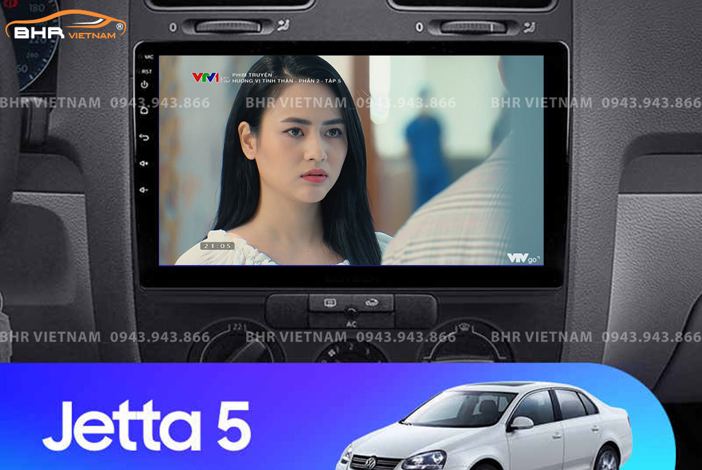 Giải trí đa phương tiện trên màn hình DVD Vitech Volkswagen Jetta 2005 - 2010