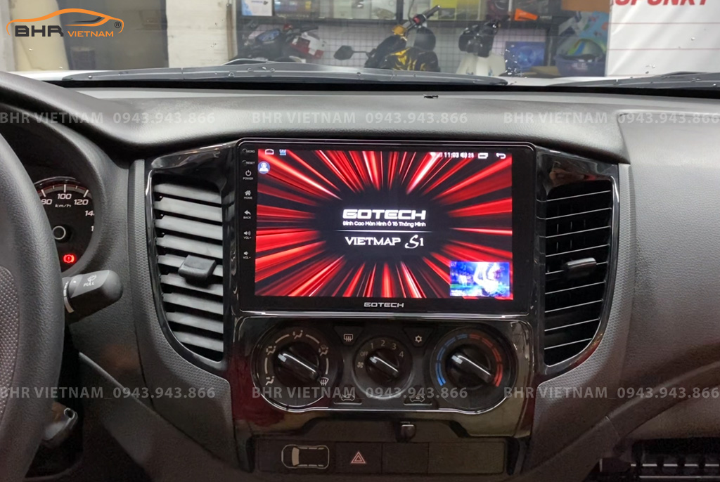 Bản đồ chỉ đường thông minh: Vietmap, Navitel, Googlemap trên Gotech GT10 Pro Mitsubishi Triton 2020 - nay