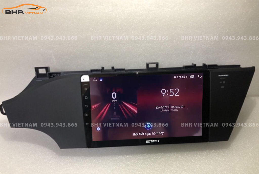 Điều khiển bằng giọng nói trên màn hình Gotech GT10 Pro Toyota Avalon 2013 - 2018