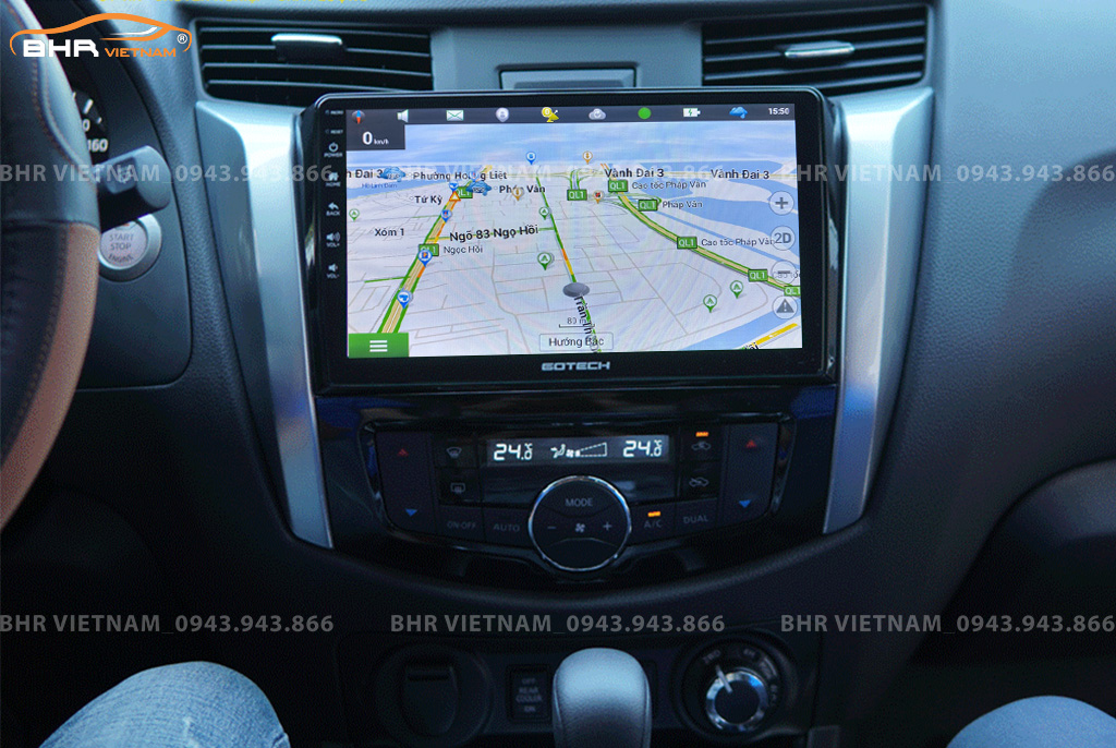 Gotech GT360 Nissan Terra 2018 - nay với bản đồ chỉ đường thông minh: Vietmap, Navitel, Googlemap