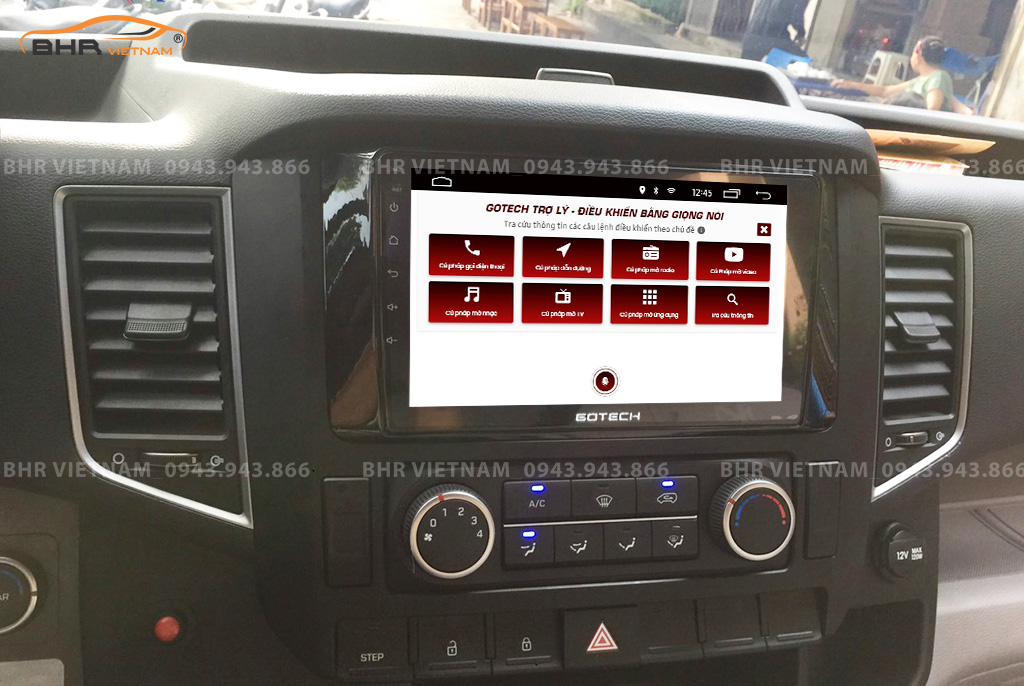 Điều khiển bằng giọng nói thông minh màn hình Gotech GT360 Plus Hyundai Solati 2017 - nay