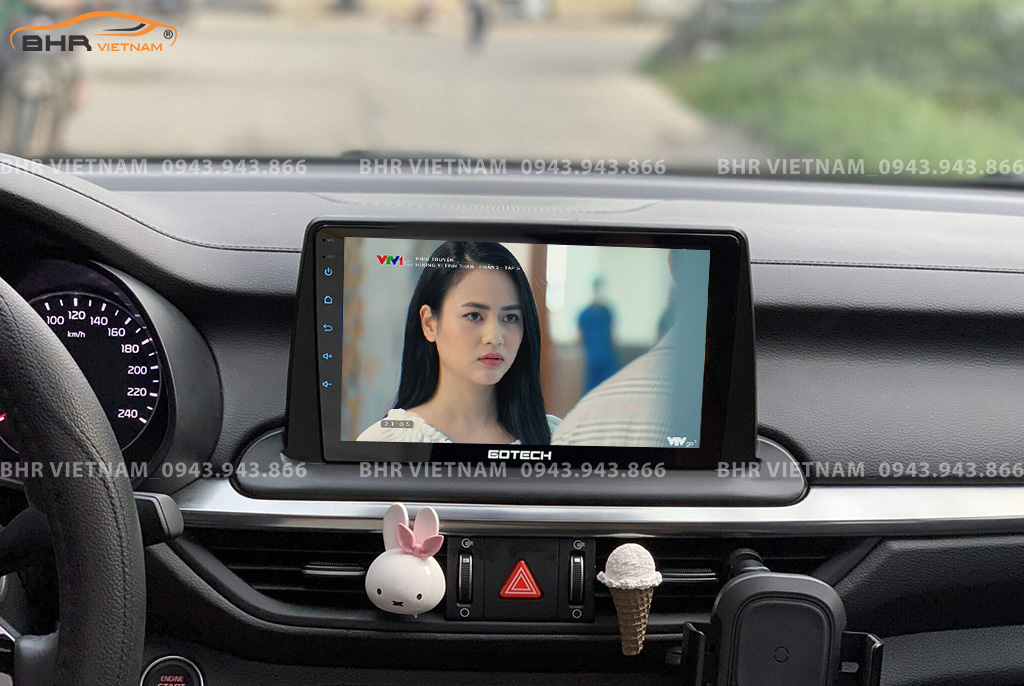 Xem trực tuyến VTV trên màn hình Gotech GT360 Plus Kia Cerato 2019 - nay