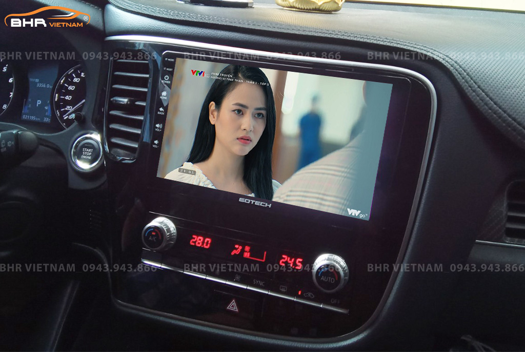Xem trực tuyến VTV trên màn hình Gotech GT360 Plus Mitsubishi Outlander ​​​​​2020 - nay​​​​​​​