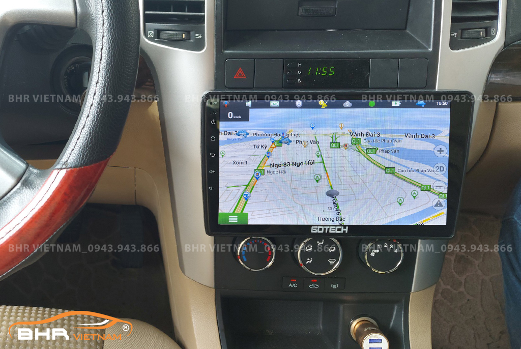 Bản đồ chỉ đường thông minh: Vietmap, Navitel trên màn hình Gotech GT6 New Chevrolet Captiva 2007 - 2011
