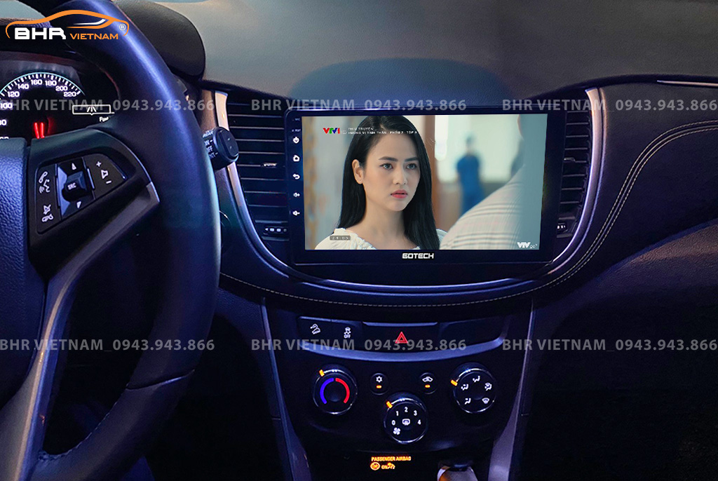 Giải trí đa phương tiện trên màn hình Gotech GT6 New Chevrolet Trax 2017 - nay