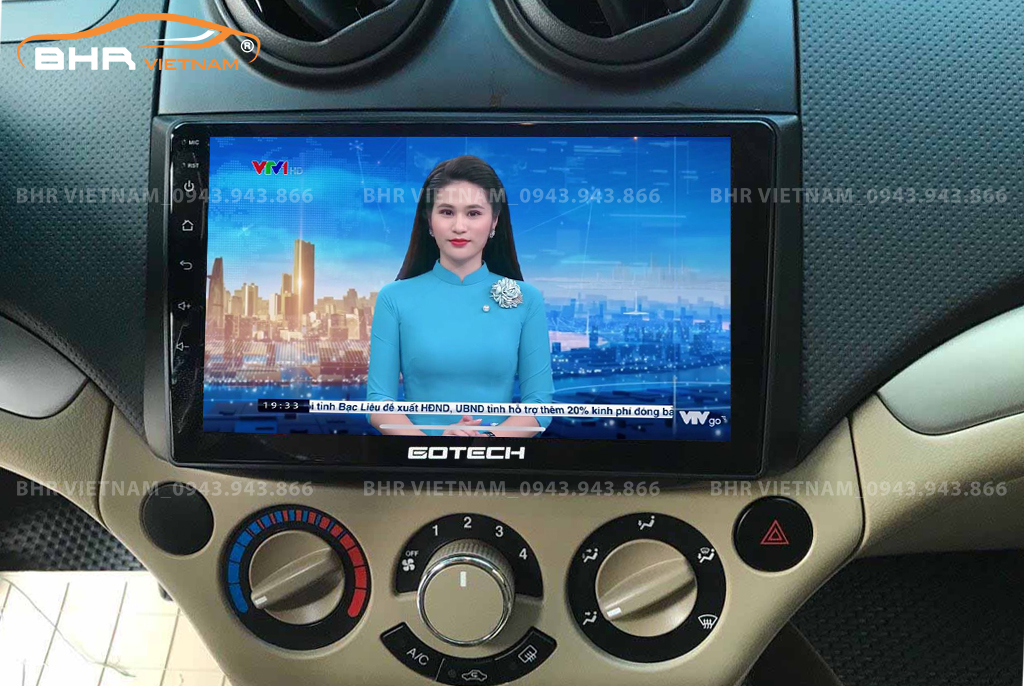 Màn hình Gotech GT6 New Daewoo Gentra 2005 - 2011 sang trọng nâng tầm xế hộp