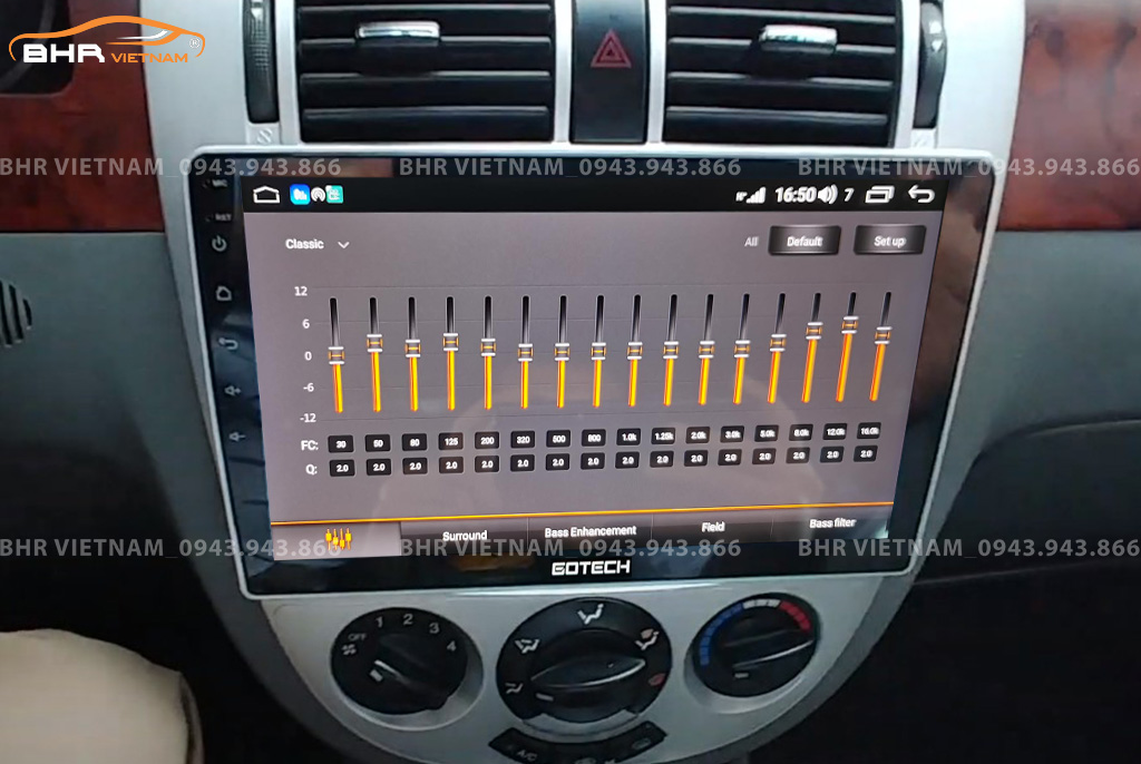 Trải nghiệm âm thanh DSP 32 kênh trên màn hình Gotech GT6 New Daewoo Lacetti 2002 - 2011