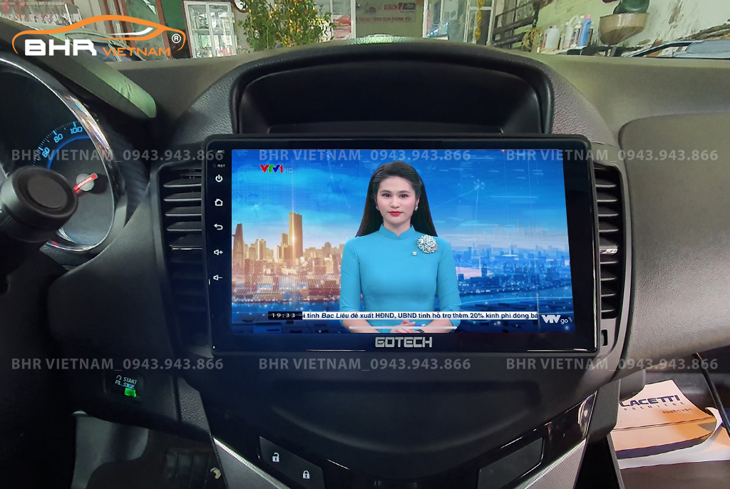 Giải trí đa phương tiện trên màn hình Gotech GT6 New Daewoo Lacetti CDX 2009 - 2011