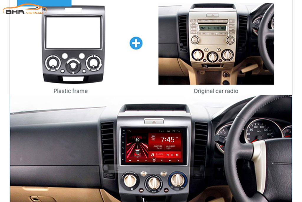 Màn hình Android Gotech GT6 New Ford Everest 2006 - 2015