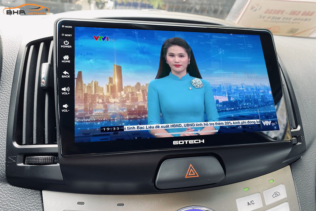 Xem trực tuyến VTV trên màn hình Gotech GT6 New Hyundai Avante 2007 - 2016