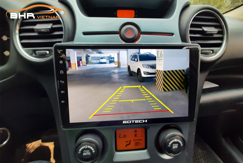 Màn hình Gotech GT6 New Kia Carens 2006-2016 tích hợp camera lùi