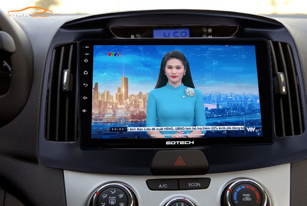 Giải trí đa phương tiện trên màn hình Gotech GT6 New Hyundai Elantra 2007 - 2010