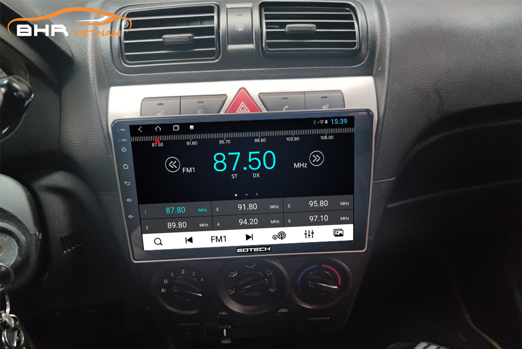Điều khiển bằng giọng nói trên màn hình Gotech GT6 New Kia Morning 2004-2010