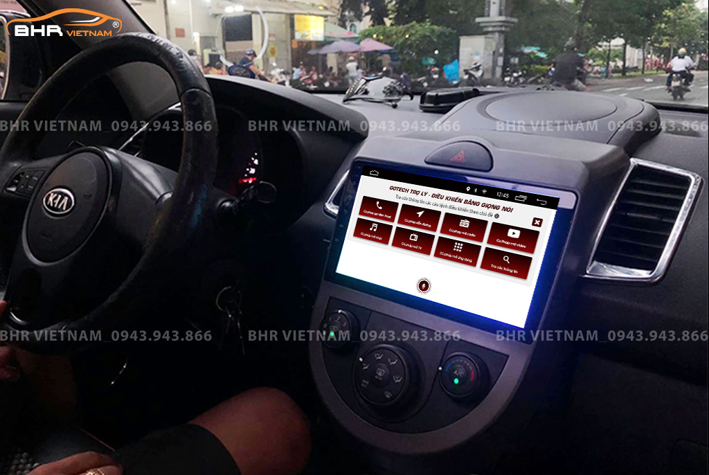 Điều khiển bằng giọng nói trên màn hình Gotech GT6 New Kia Soul 2009 - 2012