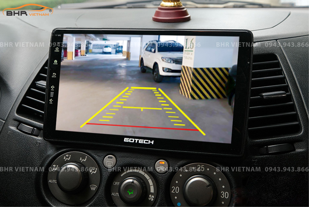 Màn hình Gotech GT6 New Mitsubishi Grandis 2003 - 2011 tích hợp camera lùi
