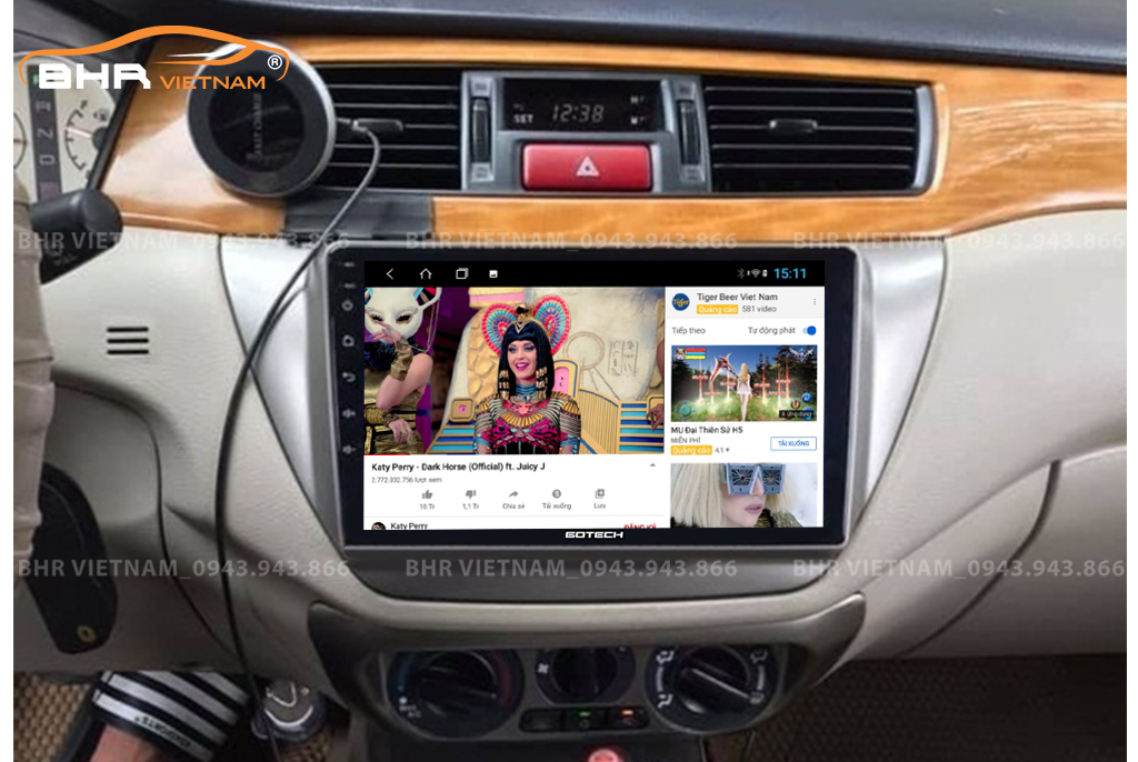 Giải trí đa phương tiện trên màn hình Gotech GT6 New Mitsubishi Lancer 2003 - 2007 