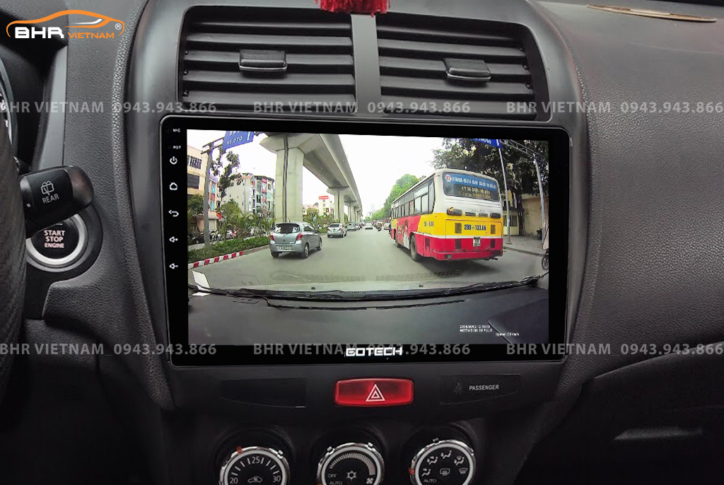 Màn hình Gotech GT6 New Mitsubishi Outlander Sport 2013 - 2016 tích hợp camera hành trình