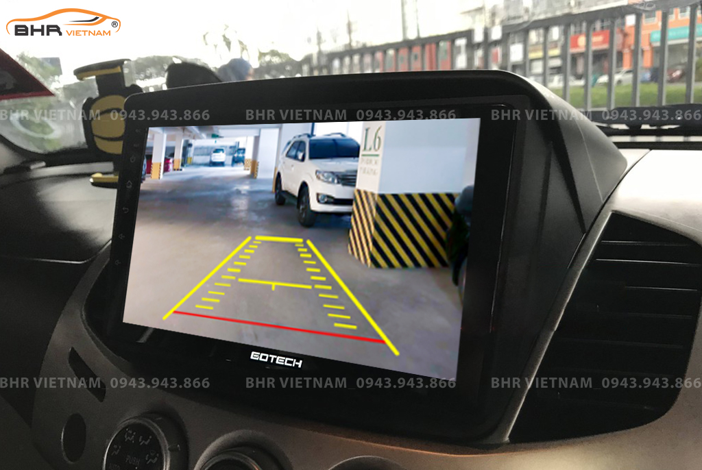 Màn hình Gotech GT6 New Mitsubishi Triton 2005 - 2015 tích hợp camera lùi
