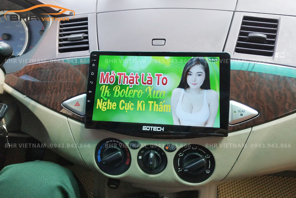 Xem Youtube trên màn hình Gotech GT6 New Mitsubishi Zinger 2008 - 2016