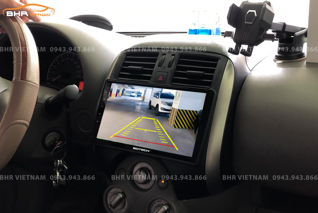 Màn hình Gotech GT6 New Nissan Sunny 2011 - nay tích hợp camera lùi