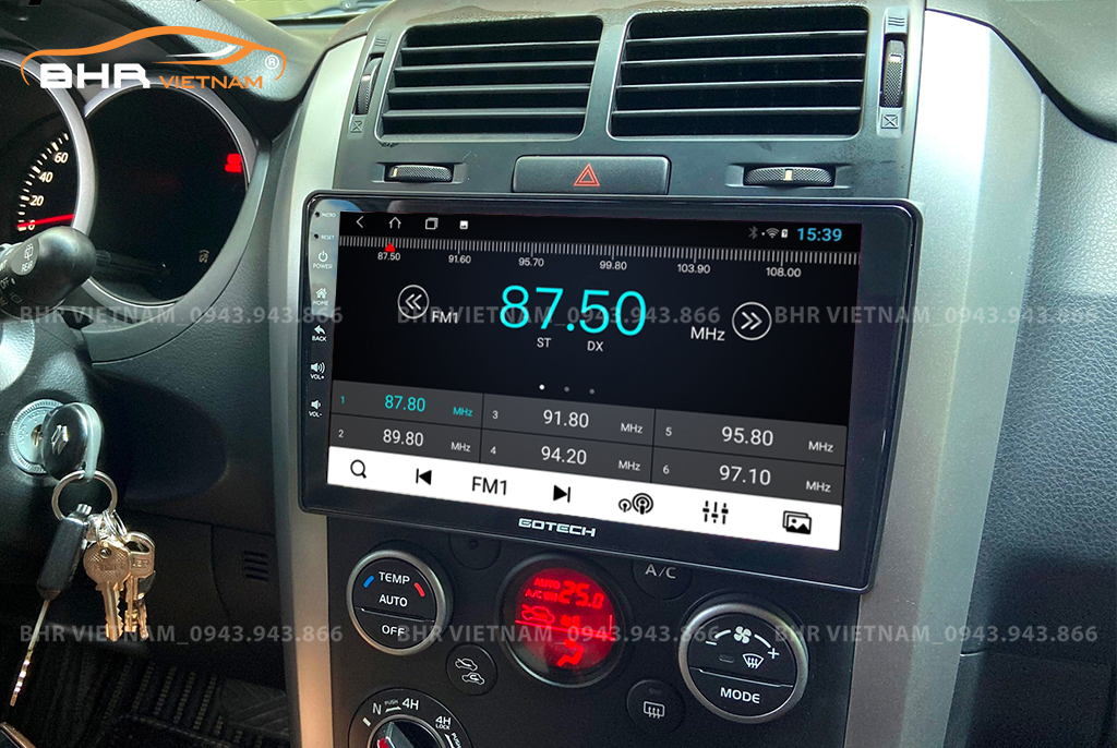 Màn hình Gotech GT6 New Suzuki Vitara 2008 - 2014 sang trọng nâng tầm xế hộp