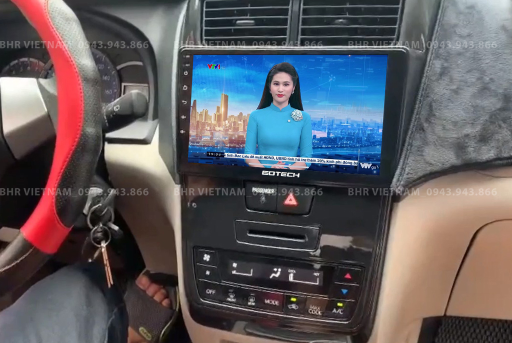 Giải trí đa phương tiện trên màn hình Gotech GT6 New Toyota Avanza 2016 - nay