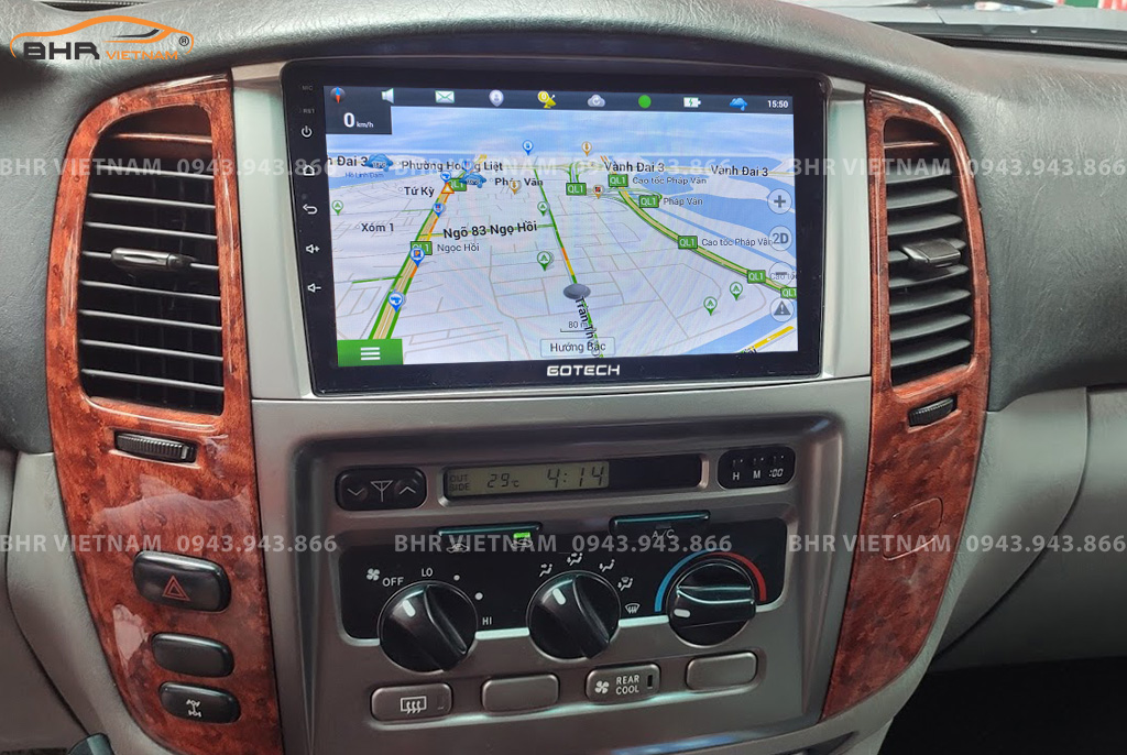 Bản đồ chỉ đường thông minh: Vietmap, Navitel trên màn hình Gotech GT6 New Toyota Land Cruiser 1998 - 2007
