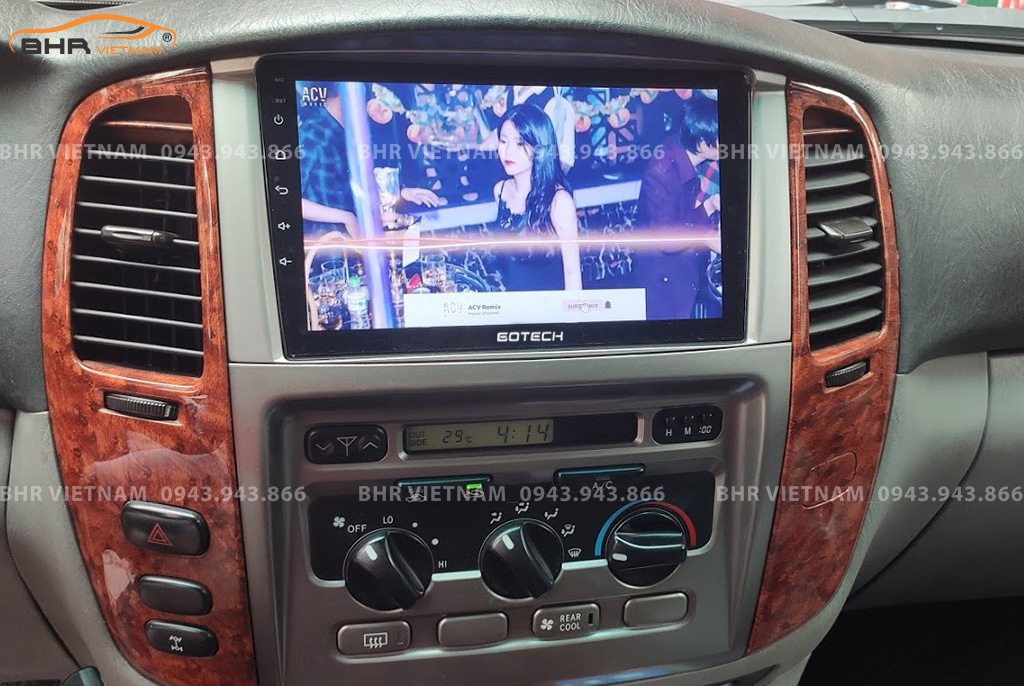 Giải trí đa phương tiện trên màn hình Gotech GT6 New Toyota Land Cruiser 1998 - 2007