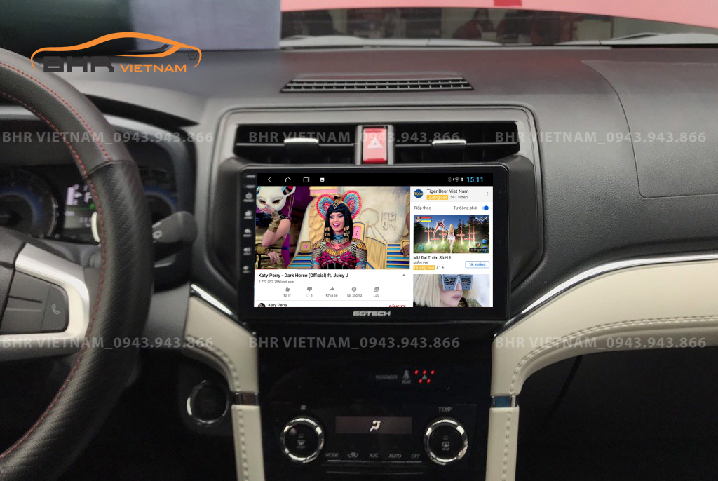 Giải trí đa phương tiện trên màn hình Gotech GT6 New Toyota Rush 2018 - nay