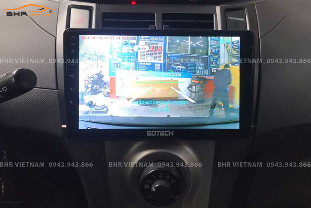 Màn hình Gotech GT6 New Toyota Yaris 2006 - 2013 tích hợp camera hành trình