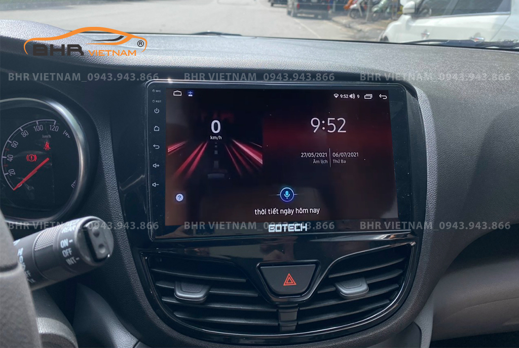 Điều khiển bằng giọng nói trên màn hình Gotech GT6 New Vinfast Fadil 2019 - nay