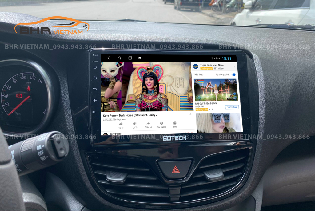 Giải trí đa phương tiện trên màn hình Gotech GT6 New Vinfast Fadil 2019 - nay