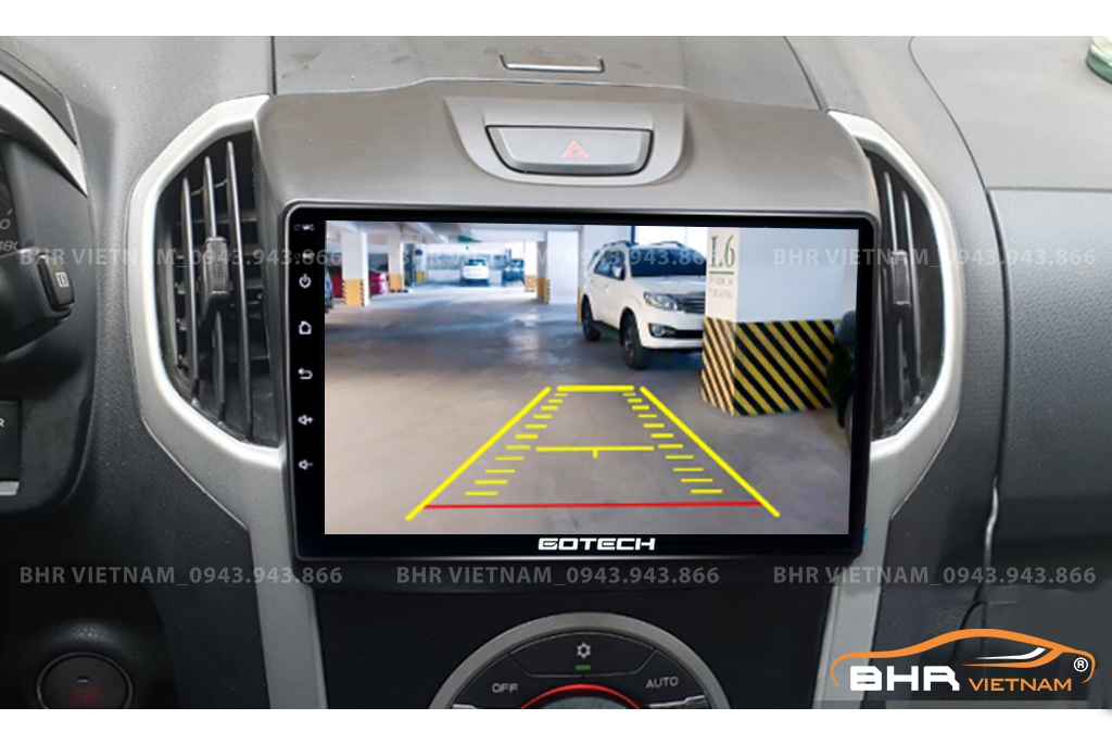 Màn hình gotech GT8 Chevrolet Colorado 2011 - 2015 tích hợp camera lùi