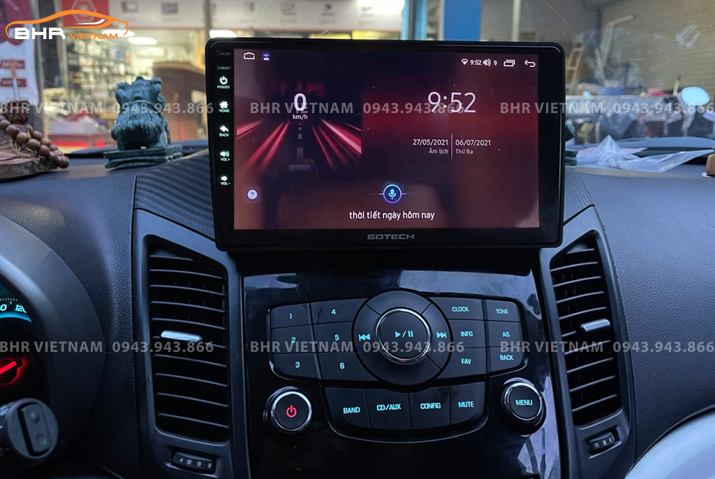 Điều khiển bằng giọng nói thông minh màn hình Gotech GT8 Chevrolet Orlando 2011 - 2018