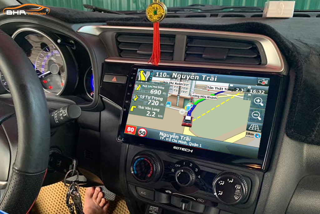 Màn hình Gotech GT8 Honda Jazz 2014 - nay tích hợp bản đồ chỉ đường thông minh Vietmap, Navitel, Googlemap 