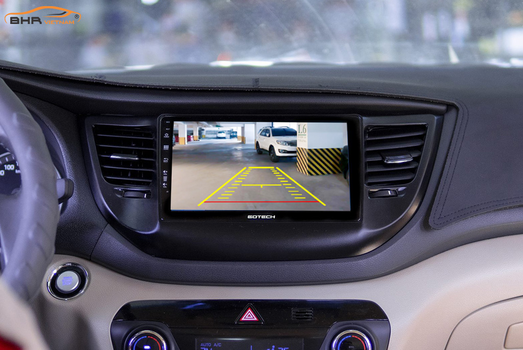 Màn hình DVD Gotech GT8 Max Hyundai Tucson 2015 - 2018 tích hợp camera lùi