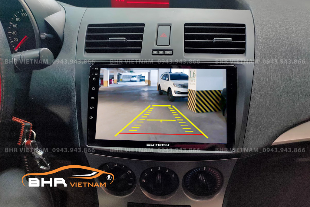 Màn hình gotech GT8 Mazda 3 2009 - 2013 tích hợp camera lùi