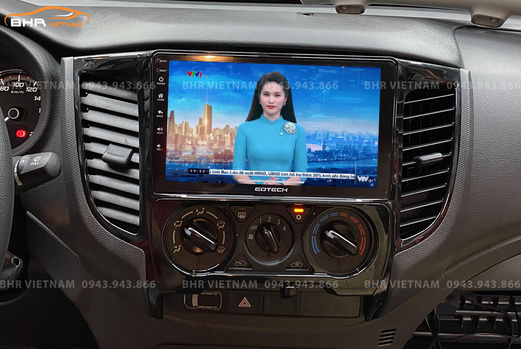 Giải trí Youtube, xem phim sống động trên màn hình Gotech GT8 Mitsubishi Triton 2016 - 2019​​​​​​​
