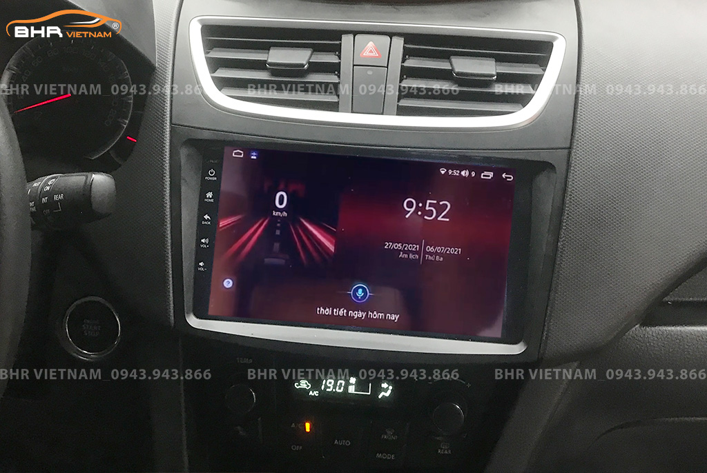 Điều khiển bằng giọng nói thông minh màn hình Gotech GT8 Suzuki Swift 2014 - 2018