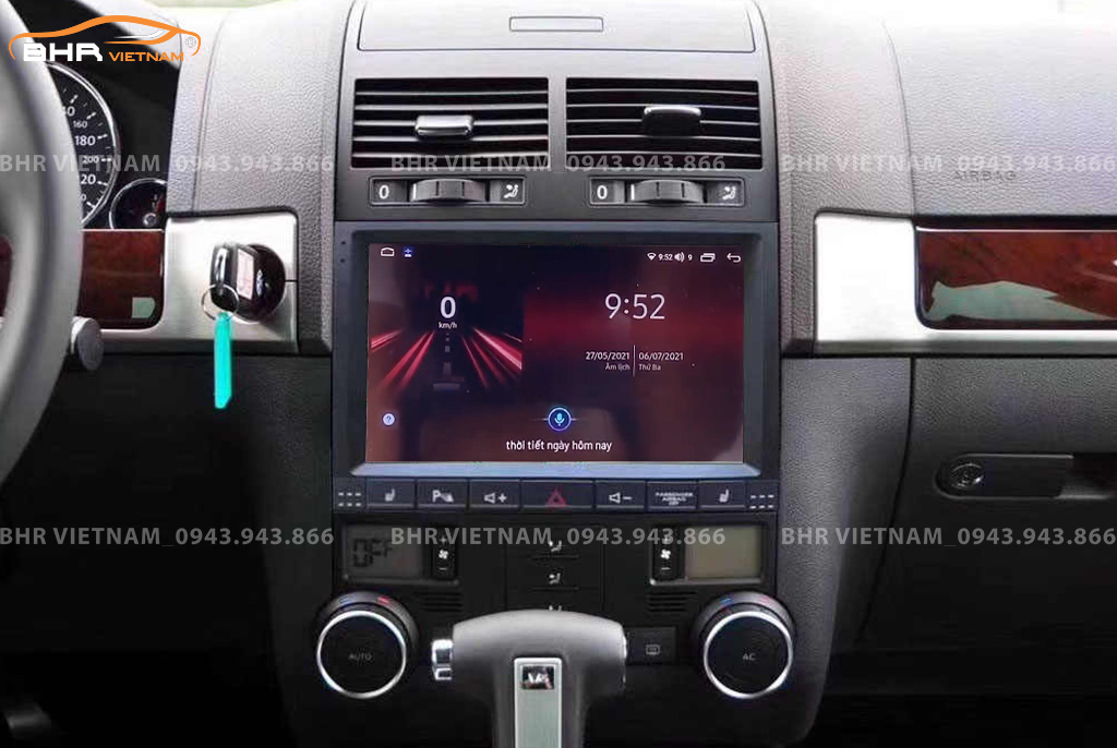 Điều khiển bằng giọng nói thông minh màn hình Gotech GT8 Volkswagen Touareg 2002 - 2010