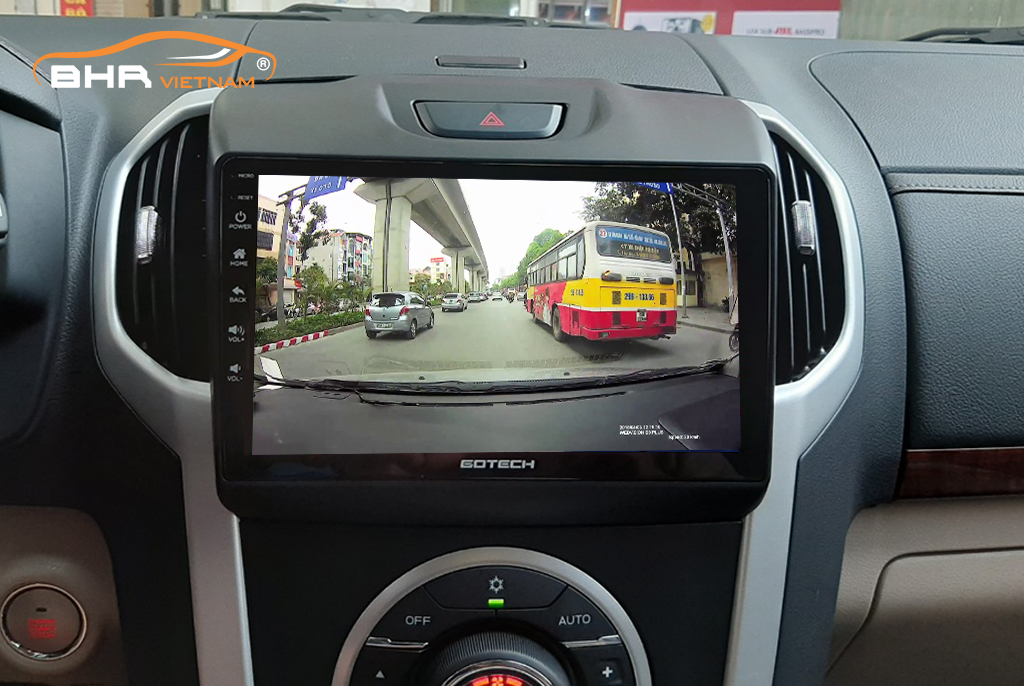Màn hình gotech GT8 Isuzu Dmax 2013 - nay tích hợp camera hành trình