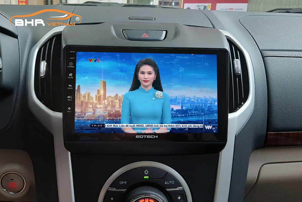 Giải trí Youtube, xem phim sống động trên màn hình Gotech GT8 Isuzu Mux 2016 - nay