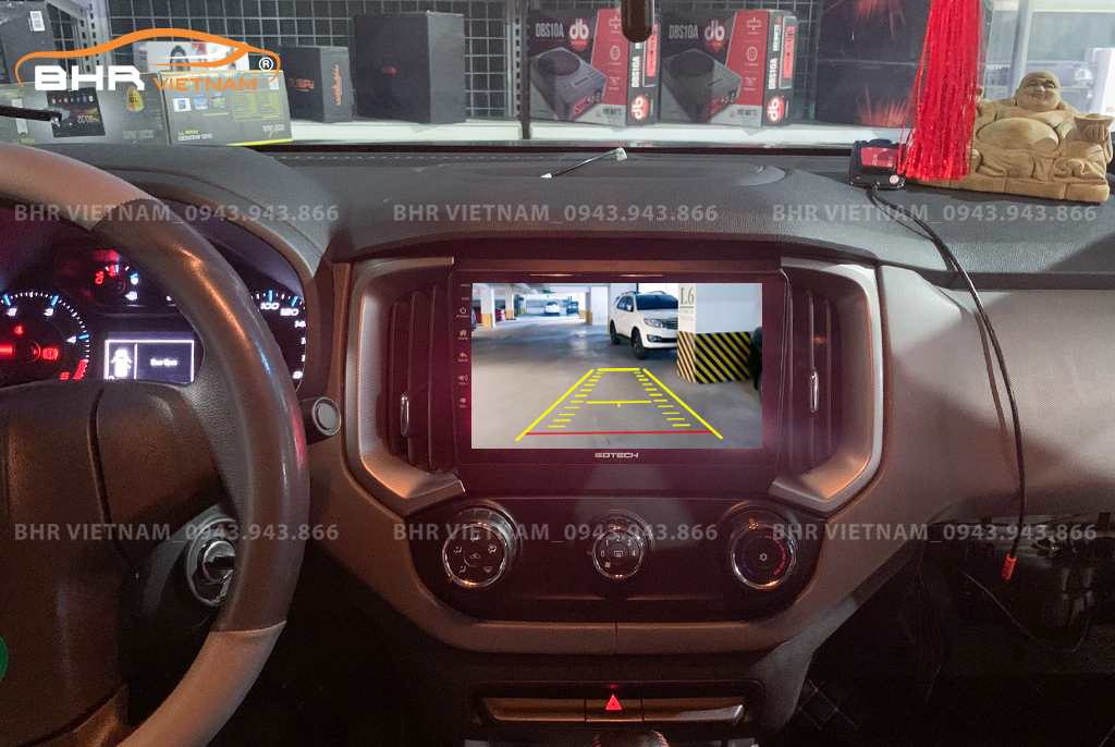  Màn hình DVD Gotech GT8 Max Chevrolet Colorado 2016 - nay tích hợp camera lùi