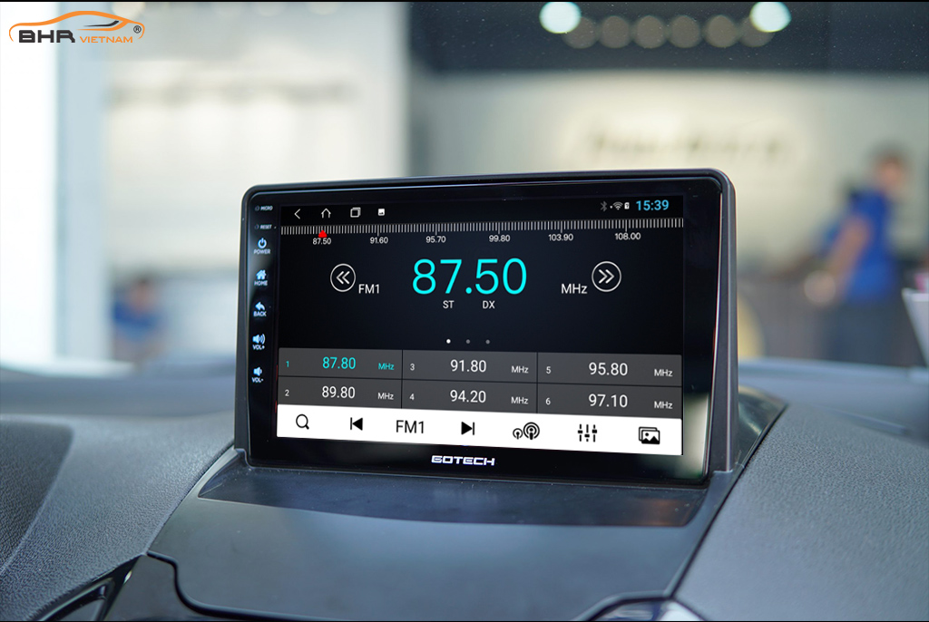 Mở Radio trên màn hình Gotech GT8 Max Ford Ecosport 2013 - nay